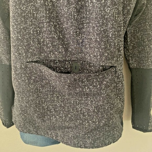 Outdoor Voices Lightweight Heather Grey 1/4 Zip Jacket Hooded Windbreaker Size s - Picture 12 of 12
